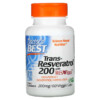 Thực phẩm bổ sung Doctor's Best Trans-Resveratrol 200 with Resvinol 200 mg 60 Veggie Caps 753950002111