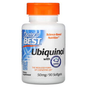 Thực phẩm bổ sung Doctor's Best Ubiquinol with Kaneka 50 mg 90 Softgels 753950001787