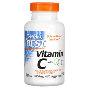 Thực phẩm bổ sung Doctor's Best Vitamin C with Q-C 1.000 mg 120 Veggie Caps 753950002579