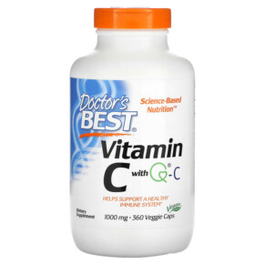 Thực phẩm bổ sung Doctor's Best Vitamin C with Q-C 1.000 mg 360 Veggie Caps 753950003279