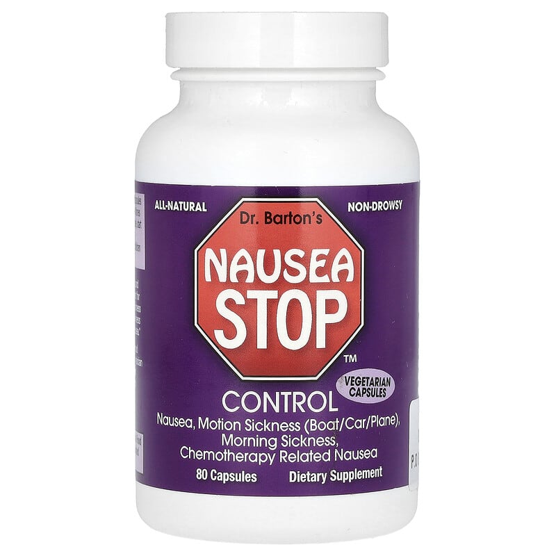 Dr. Barton's, Nausea Stop Control, 80 viên 850645002002