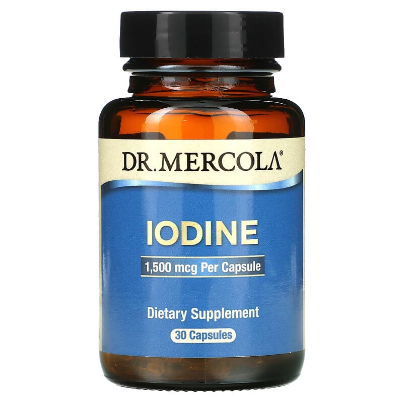 Viên uống I-ốt Dr. Mercola 1.500 mcg 30 viên 10 dr mercola iodine 1 500 mcg 30 capsules 62935 813006016148