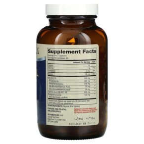 Viên uống Dr. Mercola Keto Krill chứa Choline & Serine Phospholipids 180 viên 3 Thành phần vi chất của Dr. Mercola Keto Krill with Choline & Serine Phospholipids 180 Capsules 810487031981