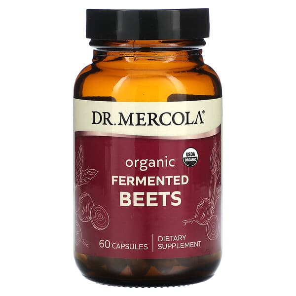 Dr, Mercola Organic Fermented Beets 60 viên 810487033268