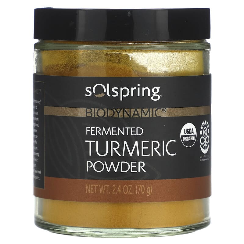 Bột Nghệ Lên Men Sinh Thái Dr. Mercola, 2,4 oz (70 g) 10 dr mercola solspring biodynamic fermented turmeric powder 2 4 oz 70 g 132754 810487032490