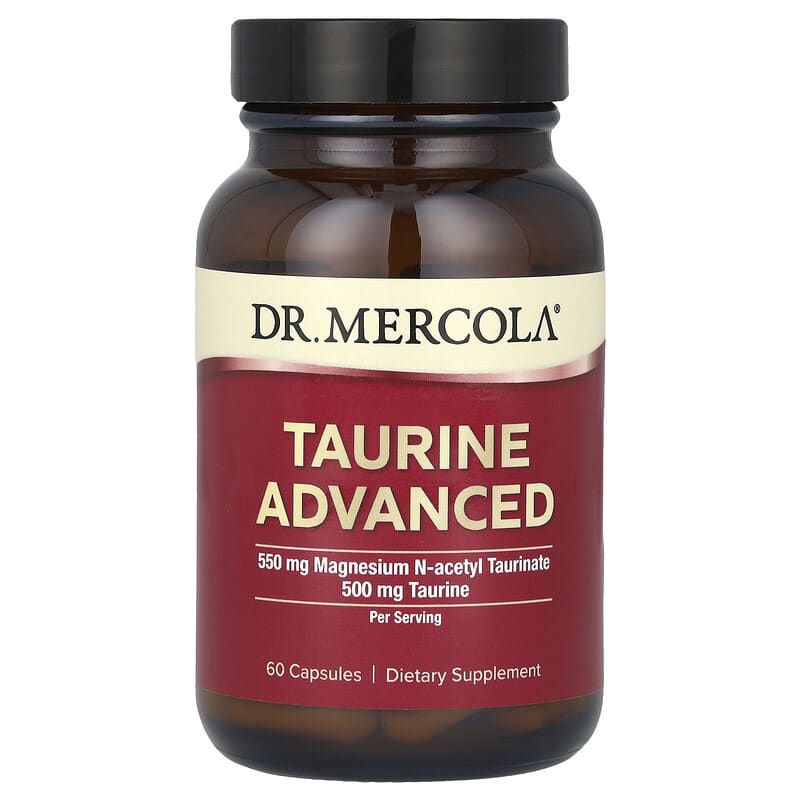 Dr. Mercola, Taurine Advanced, 60 viên 810094214210