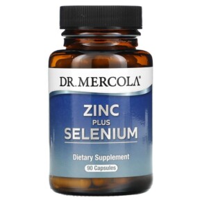 Thực phẩm bổ sung Dr. Mercola Zinc Plus Selenium 90 Capsules 810487031523