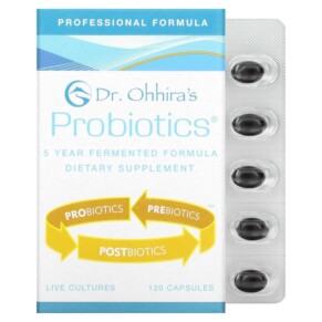 Thực phẩm bổ sung Dr. Ohhira's Essential Formulas Inc. Professional Formula Probiotics 120 Capsules 695927121220