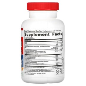 Thành phần vi chất của Dr. Sinatra Omega Q Plus MAX 100 mg 60 Softgels 678829203218