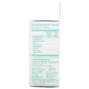 Viên uống an thần ban đêm Dr. Talbot's Chamomile cho trẻ từ 3 tháng tuổi, hộp 140 viên 3 Thành phần vi chất của Dr. Talbot's Chamomile Night Time Soothing Tablets 3 m+ 140 Tablets 370797232404