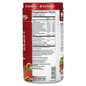 Thành phần vi chất của Dymatize ALL9AMINO Juicy Watermelon 15.87 oz (450 g) 705016181049
