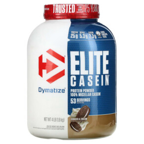 Thực phẩm bổ sung Dymatize Elite Casein Cookies & Cream 4 lbs (1.8 kg) 705016226146