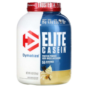 Thực phẩm bổ sung Dymatize Elite Casein Smooth Vanilla 4 lb (1.8 kg) 705016226184