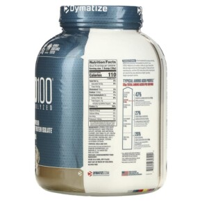 Dymatize ISO100 Hydrolyzed 100% Whey Protein Isolate Hương Bánh Quy & Kem 5 lb (2.3 kg) 3 Thành phần vi chất của Dymatize ISO100 Hydrolyzed 100% Whey Protein Isolate Cookies & Cream 5 lb (2.3 kg) 705016353200