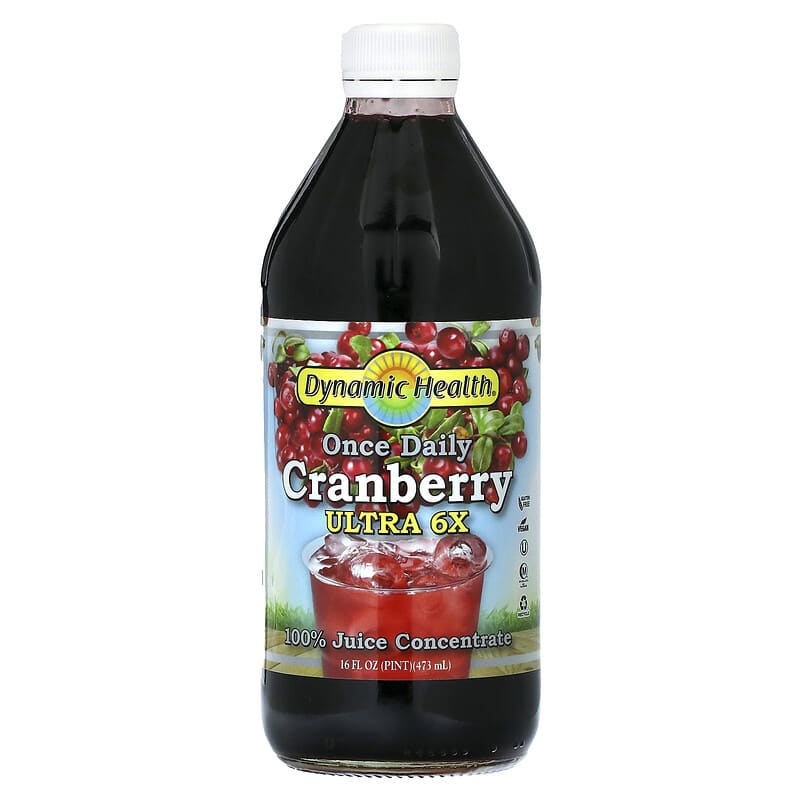 Dynamic Health, Cranberry Ultra 6X, 16 fl oz (473 ml) 790223271584