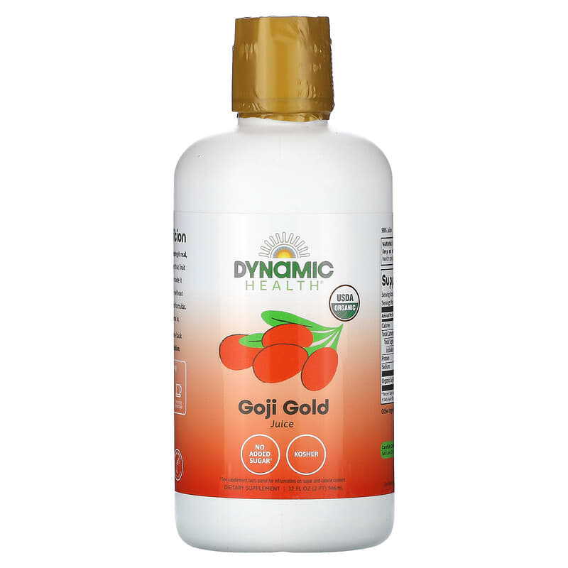 Nước ép Goji Gold Dynamic Health 946 ml (32 fl oz) 10 dynamic health laboratories goji gold juice 32 fl oz 946 ml 8323 790223100709