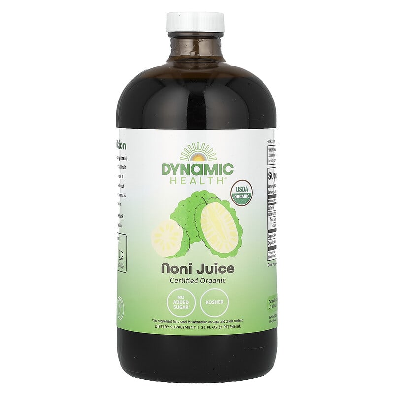 Nước Noni Hữu Cơ Dynamic Health 946 ml 10 dynamic health organic noni juice 32 fl oz 946 ml 136055 790223360097