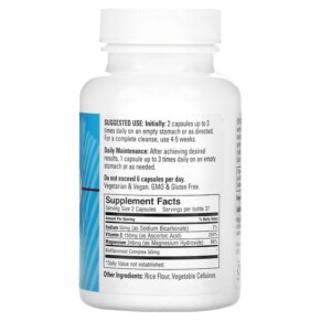 Viên uống Oxy-Cleanse Oxygen Colon Conditioner 75 viên thực vật của Earth's Bounty (Matrix Health) 3 Thành phần vi chất của Earth's Bounty ( Matrix Health ) Oxy-Cleanse Oxygen Colon Conditioner 75 Vegetarian Capsules 707990101006