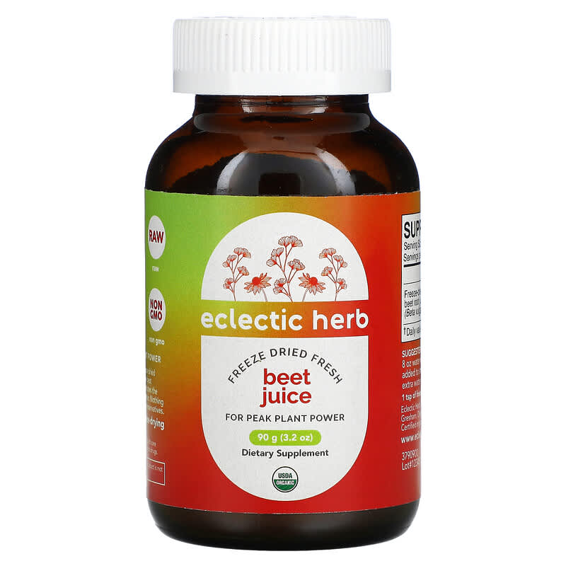 Nước ép củ dền tươi đông khô Eclectic Institute 3.2 oz (90 g) 10 eclectic institute freeze dried fresh beet juice 3 2 oz 90 g 18648 023363379095