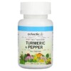 Thực phẩm bổ sung Eclectic Institute Raw Fresh Freeze-Dried Turmeric & Pepper 430 mg 90 Non-GMO Veg Caps 023363319114