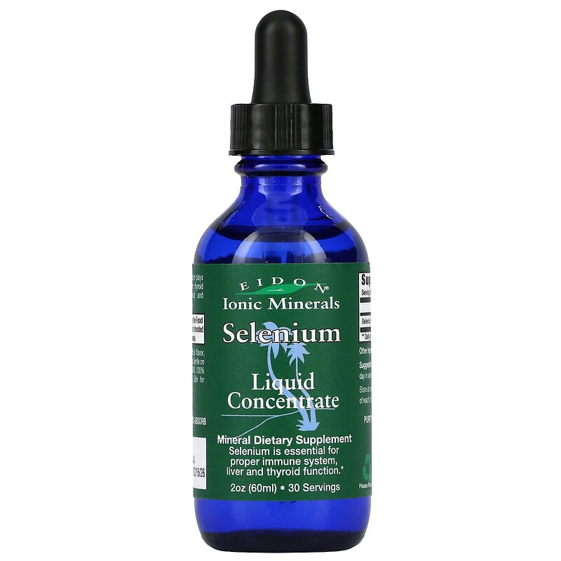 Eidon Mineral Supplements Selenium Dạng Lỏng Tinh Chất 2 oz (60 ml) 10 eidon mineral supplements selenium liquid concentrate 2 oz 60 ml 26013 640923000338