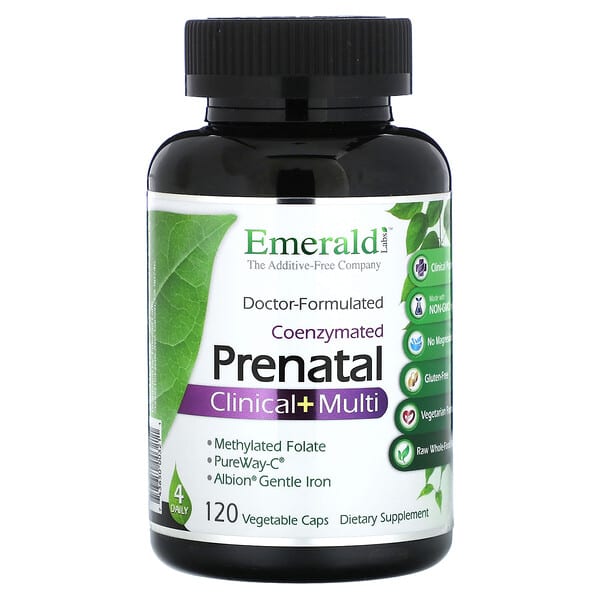 Emerald Laboratories Coenzymated Prenatal Clinical + Multi 120 viên chay 743650003211