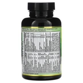 Thành phần vi chất của Emerald Laboratories CoEnzymated Women's 45+ 1-Daily Multi 30 Vegetable Caps 743650003389