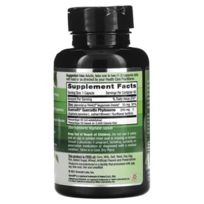 Viên uống Emerald Laboratories Quercetin Phytosome+ 250 mg 60 viên thực vật 3 Thành phần vi chất của Emerald Laboratories Quercetin Phytosome+ 250 mg 60 Vegetable Caps 743650003662