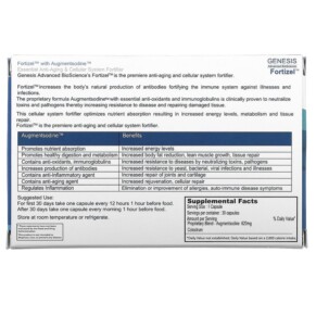 Viên uống tăng cường hệ thống tế bào ENADA Fortizel 30 viên 3 Thành phần vi chất của ENADA Fortizel Cellular System Fortifier 30 Capsules 185355001756