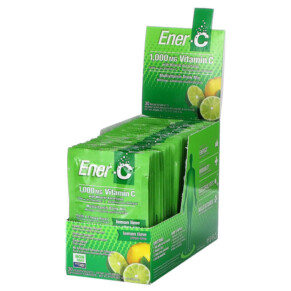 Thực phẩm bổ sung Ener-C Vitamin C Multivitamin Drink Mix Lemon Lime 1.000 mg 30 Packets 0.3 oz (9.56 g) Each 873024001014