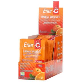 Thực phẩm bổ sung Ener-C Vitamin C Multivitamin Drink Mix Orange 1.000 mg 30 Packets 0.3 oz (8.67 g) Each 873024001007