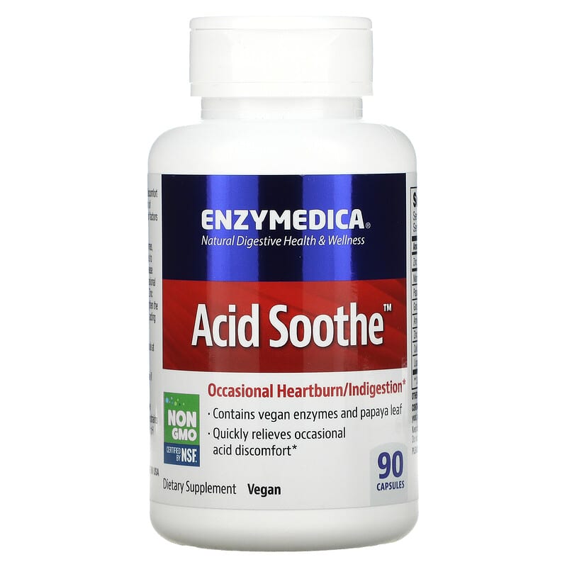 Enzymedica Acid Soothe 90 viên nén - Hỗ Trợ Tiêu Hóa Từ Enzymedica 10 enzymedica acid soothe 90 capsules 3611 670480981207