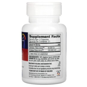 Thành phần vi chất của Enzymedica Candidase 42 Capsules 670480201404