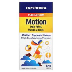 Thực phẩm bổ sung Enzymedica Magnesium Motion 120 Capsules 670480101261