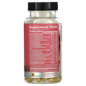 Viên uống Eu Natural Glow Folate & DHA 60 viên thực vật 3 Thành phần vi chất của Eu Natural Glow Folate & DHA 60 Vegetarian Capsules 855244008219