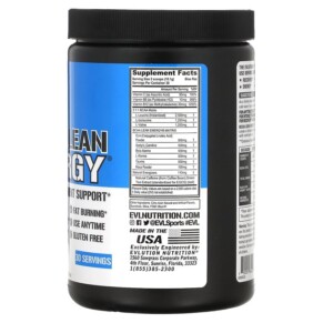 EVLution Nutrition BCAA LEAN ENERGY Hỗ Trợ Quản Lý Cân Nặng vị Blue Raz 10.69 oz (303 g) 3 Thành phần vi chất của EVLution Nutrition BCAA LEAN ENERGY Weight Management Support Blue Raz 10.69 oz (303 g) 710051864222