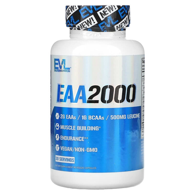 EVLution Nutrition, EAA2000, 90 viên 818901029514