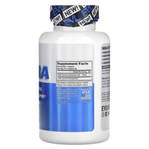 EVLution Nutrition GABA 600 mg 60 viên chay 3 Thành phần vi chất của EVLution Nutrition GABA 600 mg 60 Veggie Capsules 818901027565