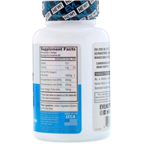 Viên uống dầu cá Omega-3 Triple Strength 60 viên mềm EVLution Nutrition 3 Thành phần vi chất của EVLution Nutrition Omega-3 Fish Oil Triple Strength 60 Softgels 685450087476