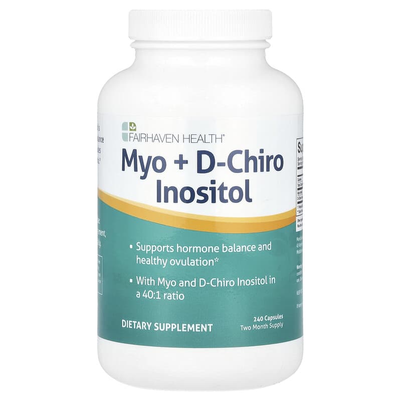 Fairhaven Health, Myo + D-Chiro Inositol, 240 viên 850036124139