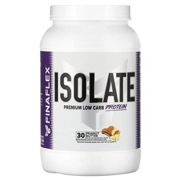 Finaflex Isolate Premium Low Carb Protein Peanut Butter 2 lb 893 g 810020720334