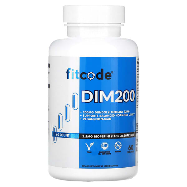 fitcode DIM200 Diindolylmethane DIM 200 mg 60 viên 818901028722