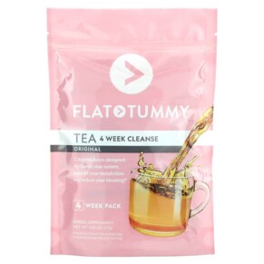 Thực phẩm bổ sung Flat Tummy Tea 4 Week Cleanse Original 2.01 oz (57 g) 855119006173
