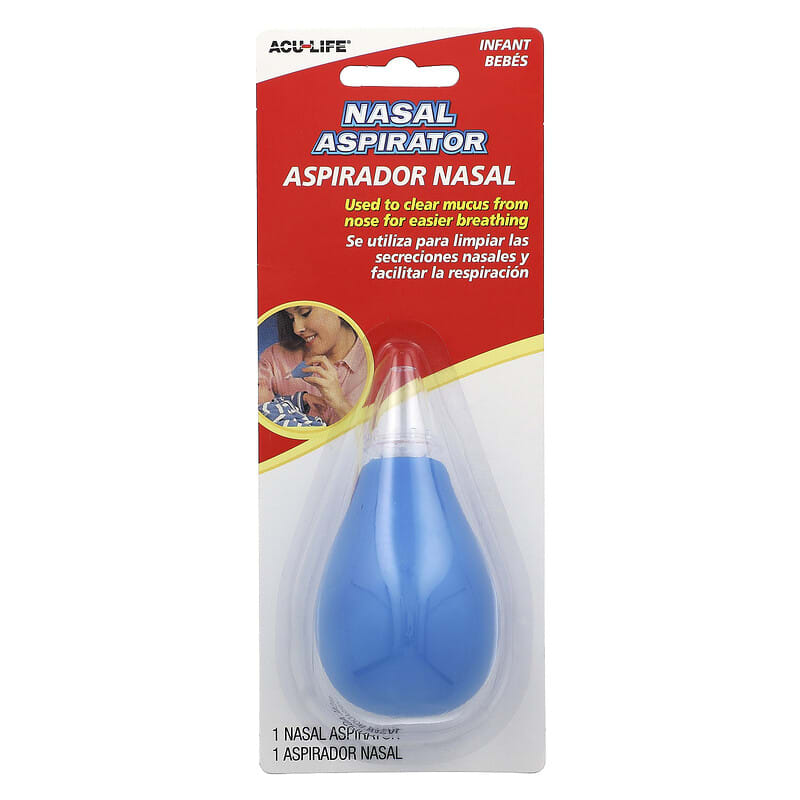 Flents, Acu-Life, Nasal Aspirator, Infant, 1 Nasal Aspirator 079573100042