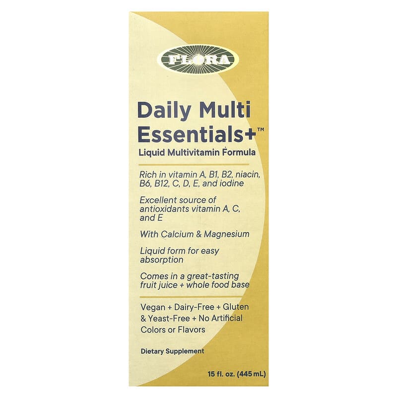 Flora Multi Essentials Hằng Ngày, 445 ml 10 flora daily multi essentials 15 fl oz 445 ml 140123 061998647554