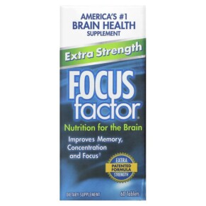 Thực phẩm bổ sung Focus Factor Extra Strength 60 Tablets 855119006067