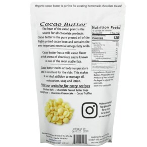 Bánh bơ ca cao Foods Alive Superfood 8 oz (227 g) 3 Thành phần vi chất của Foods Alive Superfood Cacao Butter Wafers 8 oz (227 g) 850008080081