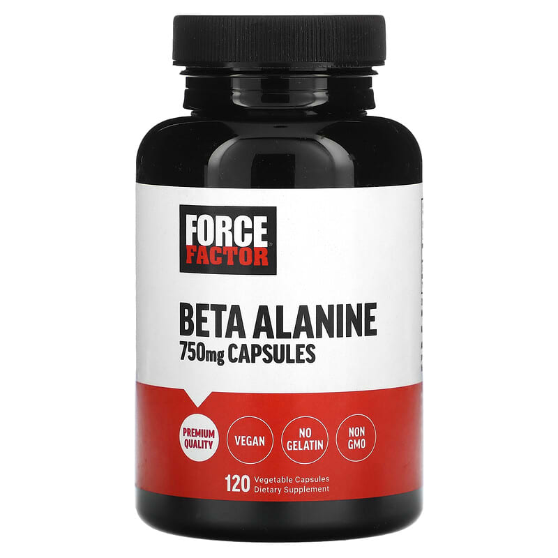 Force Factor, Beta Alanine, 750 mg, 120 viên chay 810126661135