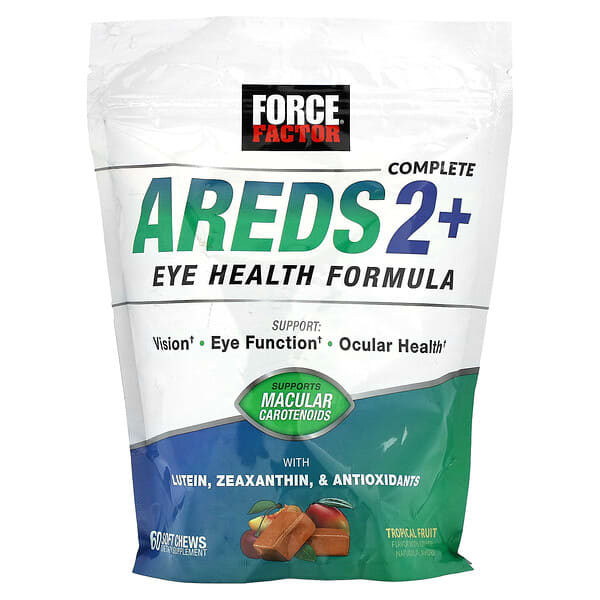 Force Factor Complete AREDS2 + Eye Health Formula Tropical Fruit 60 viên 818594019502