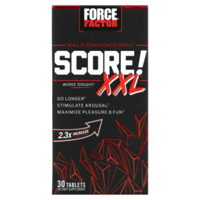 home page 9 Thực phẩm bổ sung Force Factor SCORE! XXL Male Enhancement 30 Tablets 818594014804